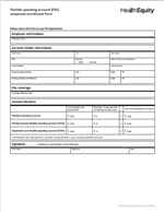 Picture of FSA Enrollment Form